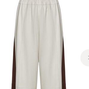 Stylish Cream and Black Women's Trousers